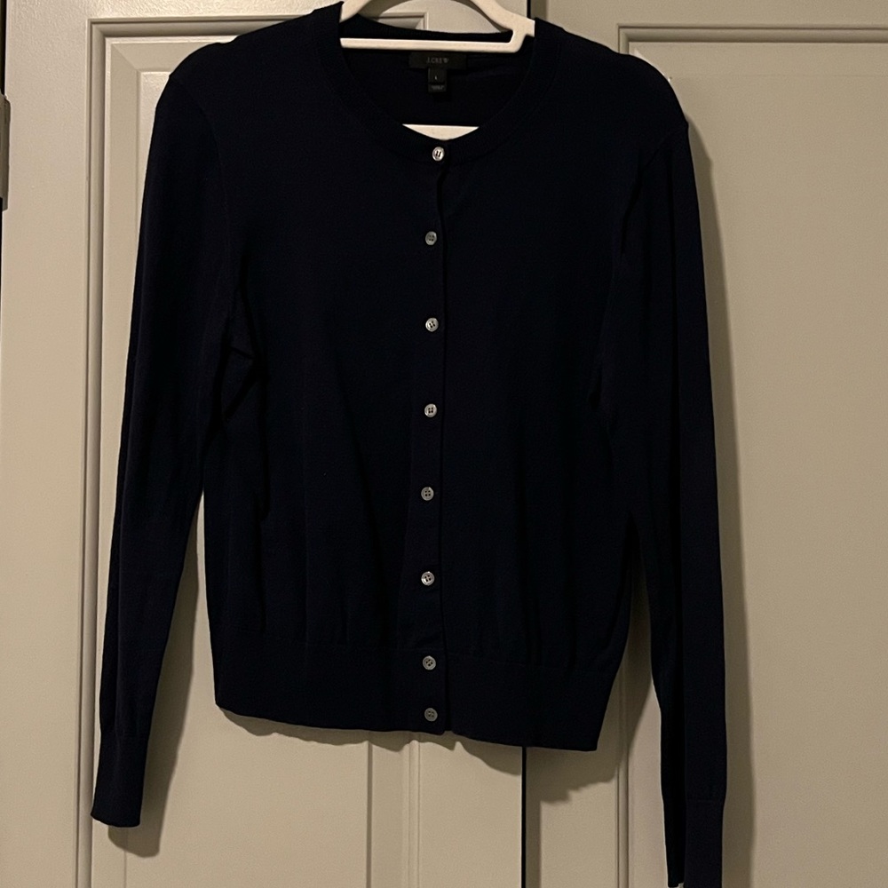 JCrew Navy Cardigan